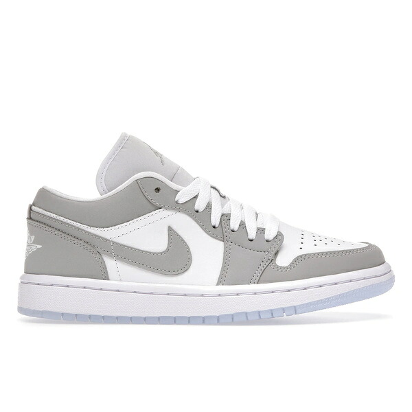 Jordan ジョーダン レディース スニーカー 【Jordan 1 Low Wolf Grey (Women's)】 サイズ US_5(22.0cm) White/Wolf Grey-Aluminium