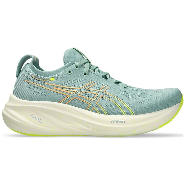 ASICS アシックス レディース スニーカー 【ASICS Gel-Nimbus 26 Light Celadon (Women's)】 サイズ US_7.5(24.5cm) Light Celadon/Safety Yellow
