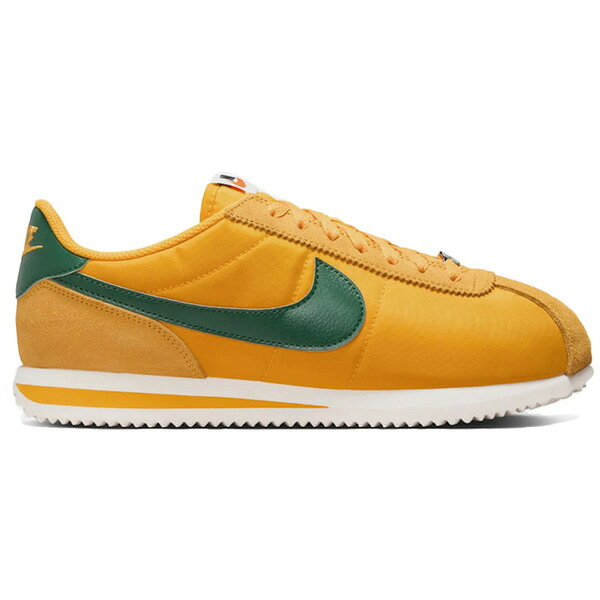 Nike ナイキ レディース スニーカー  【Nike Cortez Textile Yellow Ochre Gorge Green (Women\u0027s)】  大きさ US_9.5(26.5糎) Yellow Ochre/Safety Orange/Black/Gorge Green
