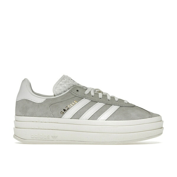 adidas アディダス レディース スニーカー 【adidas Gazelle Bold Grey White (Women's)】 サイズ US_9(26.0cm) Grey Two/Footwear White/Core White