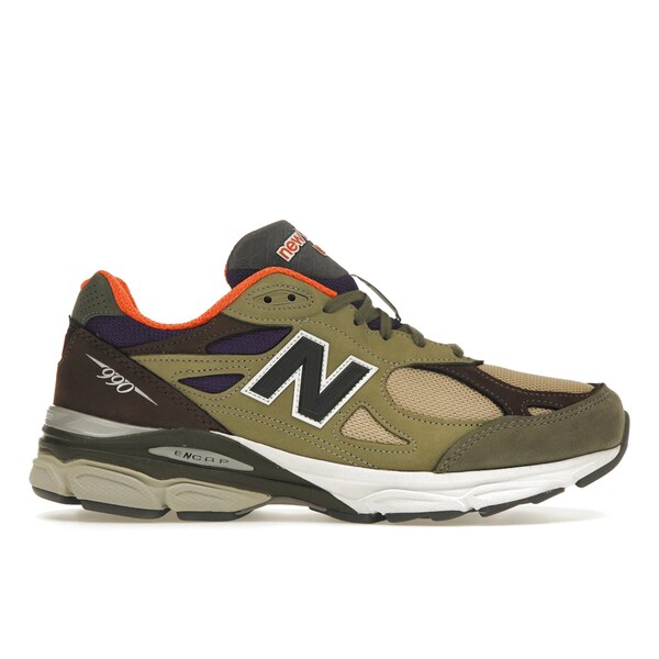 New Balance ニューバランス メンズ スニーカー 【New Balance 990v3 MiUSA Teddy Santis Khaki Orange】 サイズ US_10(28.0cm) Tan/Blue