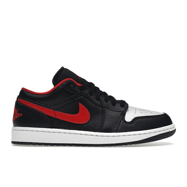 Jordan ジョーダン メンズ スニーカー 【Jordan 1 Low White Toe】 サイズ US_8(26.0cm) Black/Fire Red/White|asty