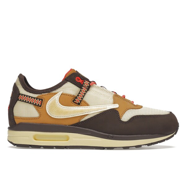 Nike ナイキ メンズ スニーカー 【Nike Air Max 1 Travis Scott Cactus Jack Baroque Brown】 サイズ US_M_13 Baroque Brown/Lemon Drop-Wheat-Chile Red