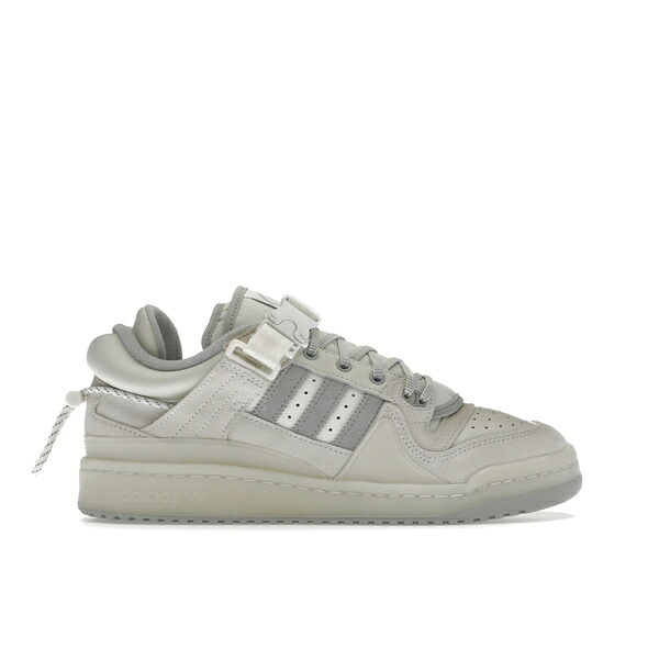adidas アディダス メンズ スニーカー 【adidas Forum Buckle Low Bad Bunny Last Forum】 サイズ US_10.5(28.5cm) Cloud White/Clear Onix/Chalk White｜asty 53,280円