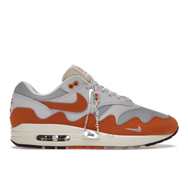 Nike ナイキ メンズ スニーカー 【Nike Air Max 1 Patta Waves Monarch (with Bracelet)】 サイズ US_M_13 Metallic Silver/Monarch-Pure Platinum