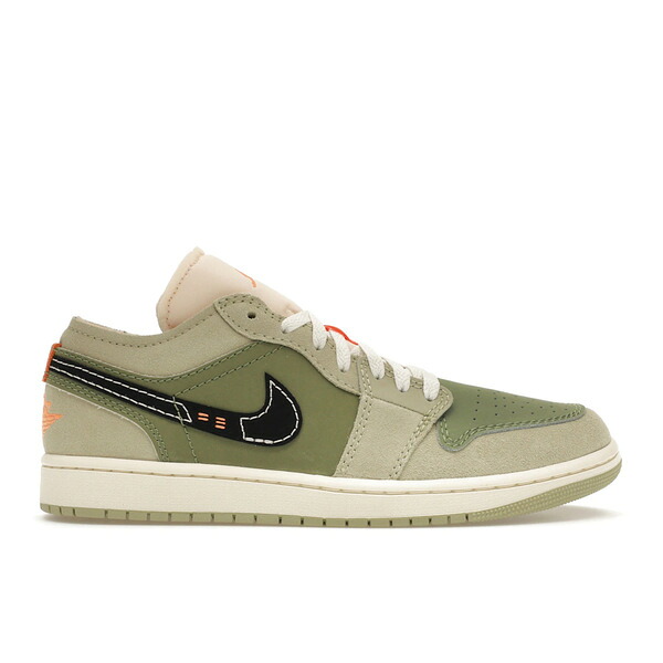 Jordan ジョーダン メンズ スニーカー 【Jordan 1 Low SE Craft Light Olive】 サイズ US_7.5(25.5cm) Sky J Light Olive/Celadon/Bright Mandarin/Black｜asty