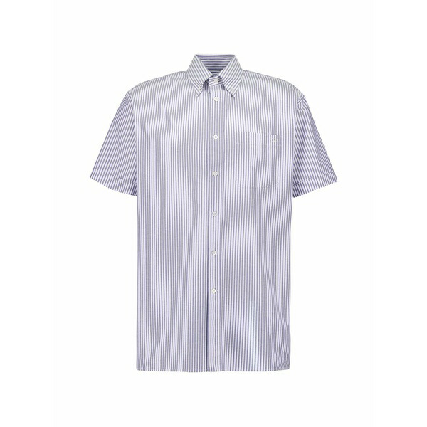 ヴァレンティノ ガラヴァーニ メンズ シャツ トップス Vlogo-embroidered shirt Blue|asty