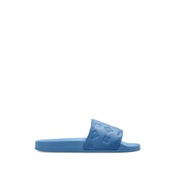 ディースクエアード メンズ サンダル シューズ Debossed slides Blue