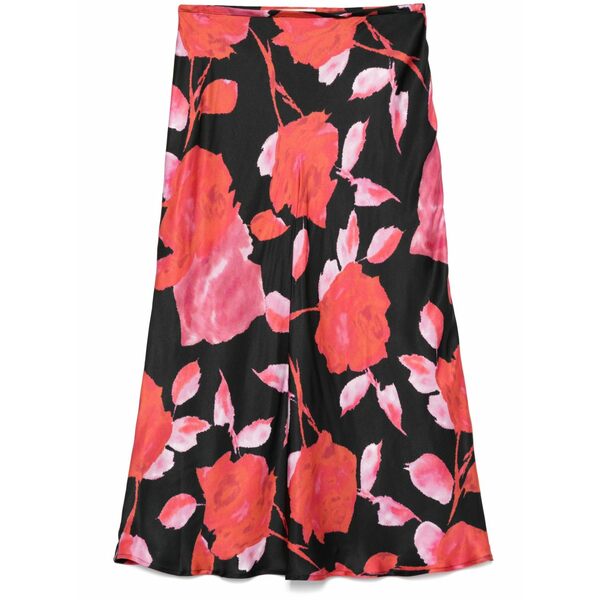 ブルマリン レディース スカート ボトムス Floral-print midi skirt Black｜asty