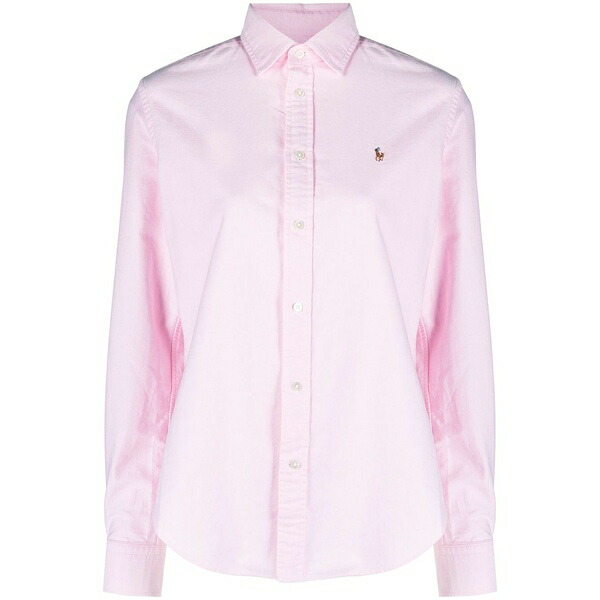 ラルフローレン レディース シャツ トップス Polo pony cotton shirt Pink｜asty