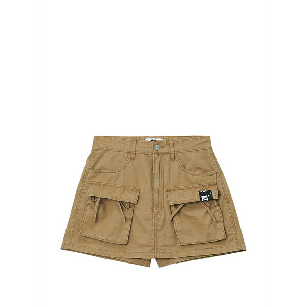イズエ レディース カジュアルパンツ ボトムス Pocket button shorts Neutrals|asty