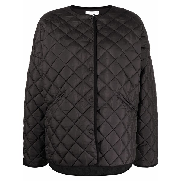 トーテム レディース 上衣＆上衣 アウター Drop-shoulder quilted jacket Black