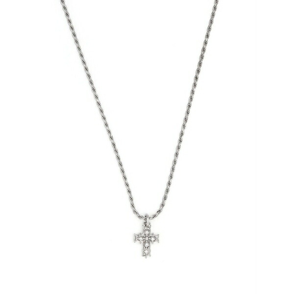 エマニュエレ ビコッキ メンズ 首飾り・チョー鉄道車両 佩び物 Diamond cross pendant necklace Silver