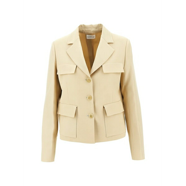 パロッシュ レディース 上衣＆上衣 アウター Giacca single-breasted jacket Neutrals