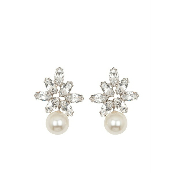 ジェニファーベア レディース ピアス&イヤリング アクセサリー Liza pearl earrings Silver|asty