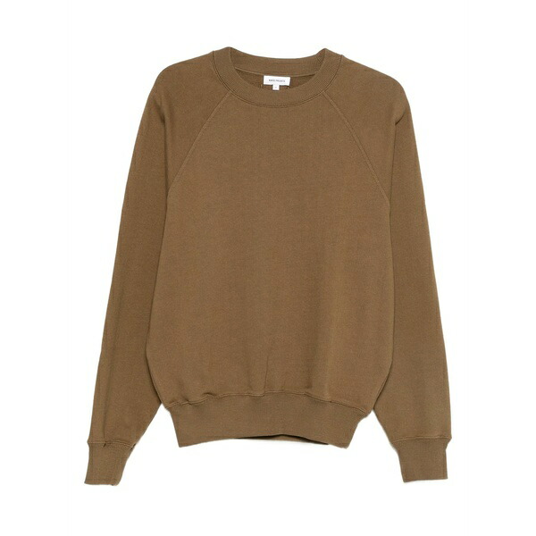 北の方事業計画 メンズ 編み物\u0026プルオーバー アウター Crew neck sweater Brown