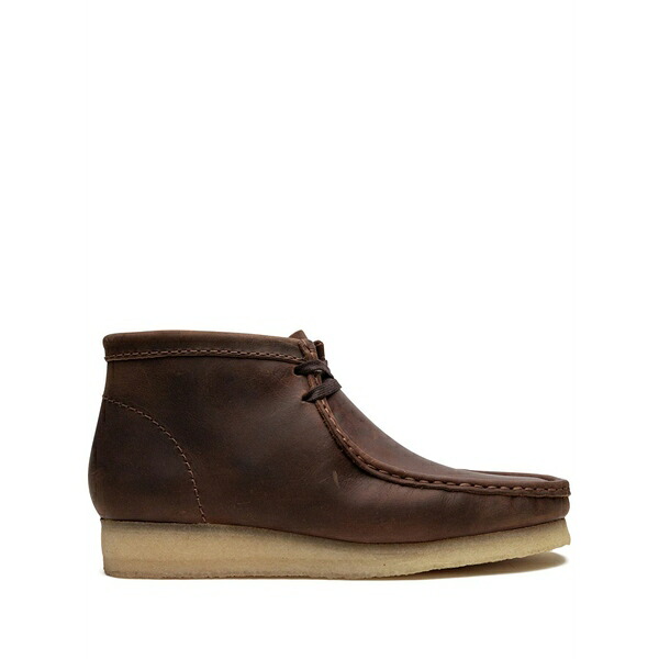 クラークス メンズ ブーツ シューズ Wallabee boots Brown｜asty