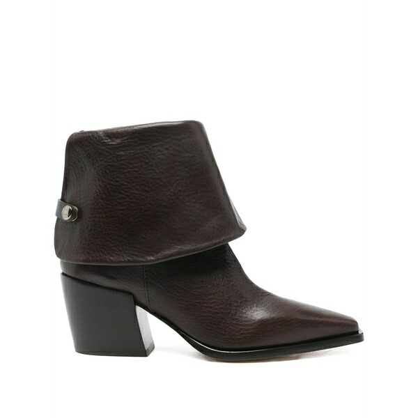 エージーエル レディース ブーツ シューズ 70粍 leather boots Brown