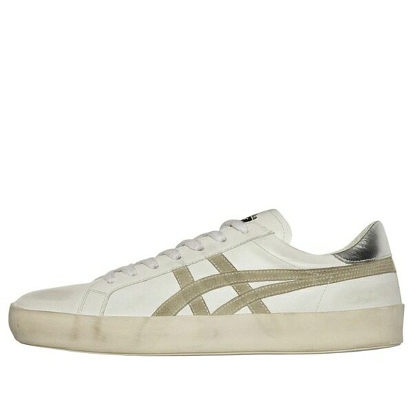Onitsuka Tiger オニツカタイガー メンズ スニーカー  【Onitsuka Tiger Fabre  Lo Italian Made \u0027White Grey\u0027  1183C550-100】  大きさ US_5.5(23.5珊)