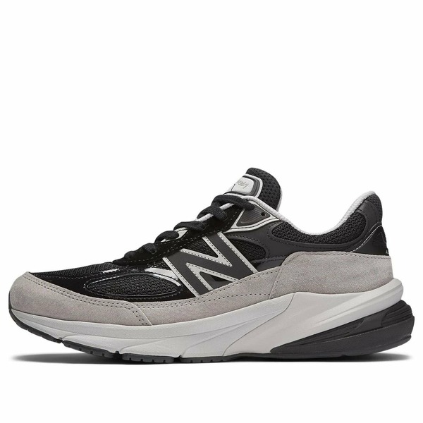New Balance ニュー平衡にする メンズ スニーカー  【New Balance 990v6 Made インチ USA \u0027Black Grey\u0027 U990JC6】  大いさ US_6(24.0糎) スニーカー-メンズ靴-靴