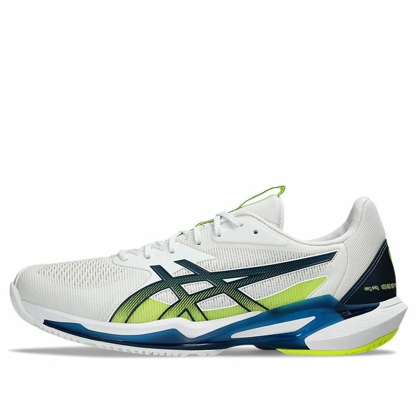 ASICS アシックス メンズ スニーカー  【ASICS Solution Speed FF 3 \u0027White Mako Blue\u0027 1041A438-102】  大いさ US_12(30.0珊) 靴-メンズ靴-スニーカー