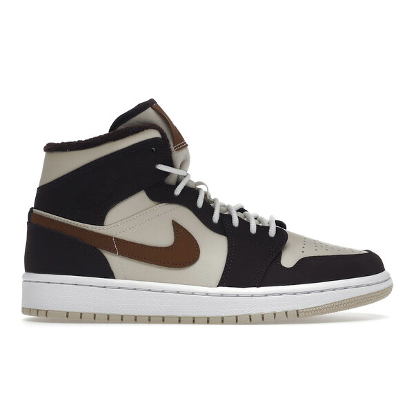 Jordan ジョーダン レディース スニーカー  【Jordan 1 Mid SE Brown Basalt Oatmeal (Women\u0027s)】  大いさ US_8.5(25.5糎) Brown Basalt/Oatmeal/Summit White/Pecan