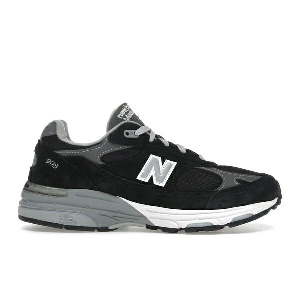 New Balance ニュー平衡にする レディース スニーカー  【New Balance 993 MiUSA Black Grey (Women\u0027s)】  大きさ US_7.5(24.5糎) Black/Grey