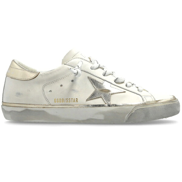 Golden Goose ゴールデングース レディース スニーカー 【Golden Goose Super-Star Optic White Platinum (Women's)】 サイズ US_6(23.0cm) Optic White/Platinum|asty