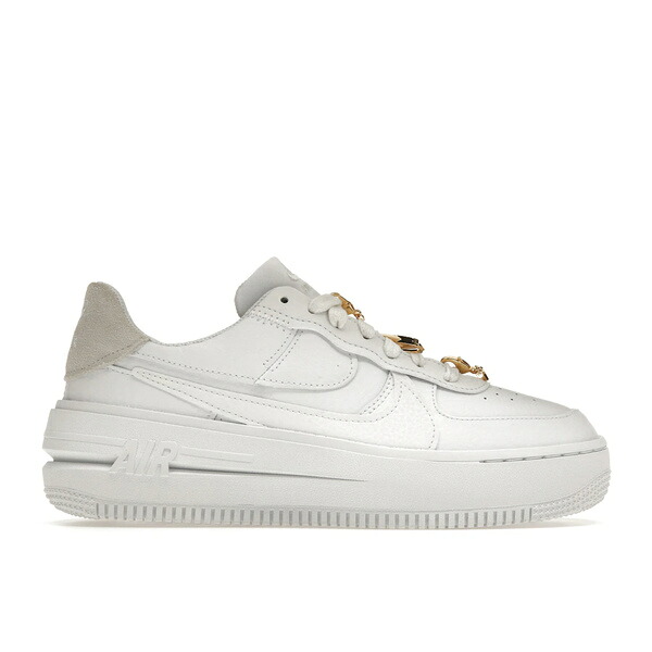 Nike ナイキ レディース スニーカー  【Nike Air Force 1 Low PLT.AF.ORM Bling White Metallic Gold (Women\u0027s)】  大きさ US_W_11 White/Metallic Gold/Summit White