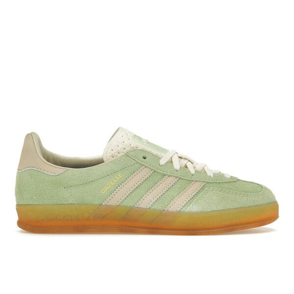 adidas アディダス レディース スニーカー  【adidas Gazelle Indoor Semi Green Spark (Women\u0027s)】  大きさ US_7(24.0糎) Semi Green Spark/Almost Yellow/Cream White