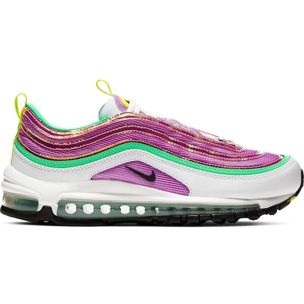 Nike ナイキ レディース スニーカー  【Nike Air Max 97 White Electro Green Fuchsia Glow (Women\u0027s)】  大いさ US_W_11 White/Lemon Venom-Electro Green-Fuchsia Glow