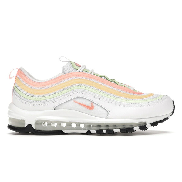 Nike ナイキ レディース スニーカー 【Nike Air Max 97 Melon Tint Barely Volt Atomic Pink (Women's)】 サイズ US_7.5(24.5cm) White/Melon Tint-Barely Volt-Atomic Pink|asty