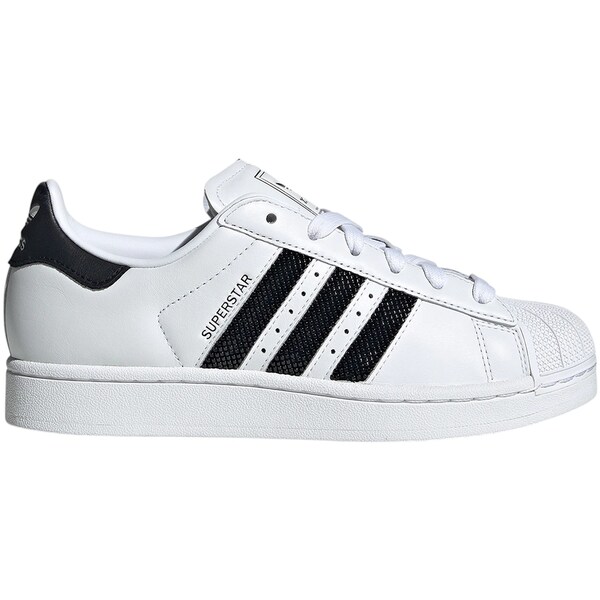 adidas アディダス レディース スニーカー 【adidas Superstar II White Black Beaded Stripes (Women's)】 サイズ US_8(25.0cm) Cloud White/Core Black/Cloud White|asty