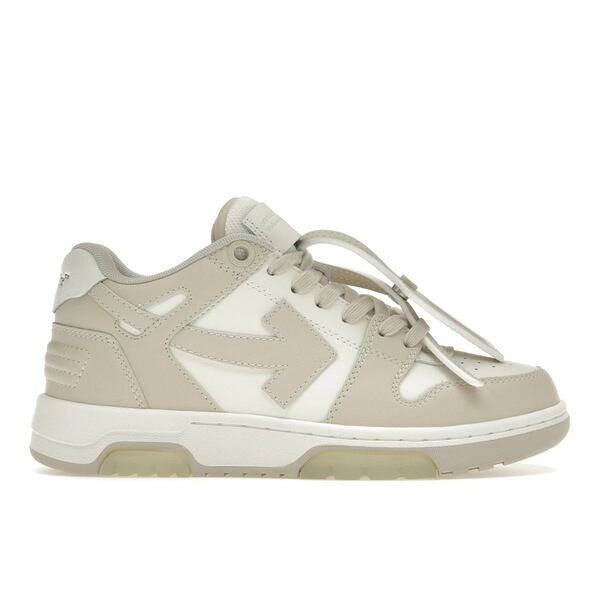 OFF-WHITE 象牙色 レディース スニーカー  【Off-White Out Off Office Calf Leather White Beige (Women\u0027s)】  大きさ US_9(26.0糎) White/Beige