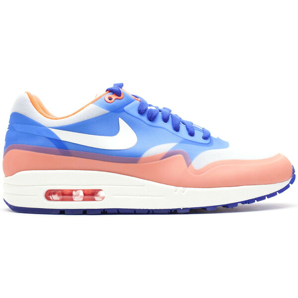Nike ナイキ レディース スニーカー 【Nike Air Max 1 Hyperfuse Hyper Blue Total Crimson (Women's)】 サイズ US_7(24.0cm) Pure Platinum/Sail-Hyper Blue-Total Crimson|asty