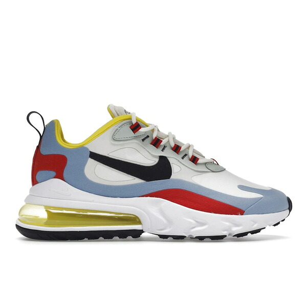 Nike ナイキ レディース スニーカー  【Nike Air Max 270 React Bauhaus (Women\u0027s)】  大きさ US_6.5(23.5糎) Phantom/Black-Light Blue-University Red-Dynamic Yellow-Pistachio Frost