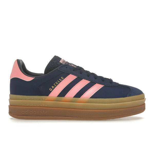 adidas アディダス レディース スニーカー  【adidas Gazelle Bold Dark Blue Pink Spark (Women\u0027s)】  大きさ US_6.5(23.5珊) Dark Blue/Pink Spark/Dark Blue