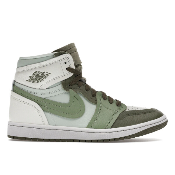 Jordan ジョーダン レディース スニーカー 【Jordan 1 High Method of Make Medium Olive (Women's)】 サイズ US_6.5(23.5cm) Medium Olive/Oil Green/Sea Glass/Seafoam|asty