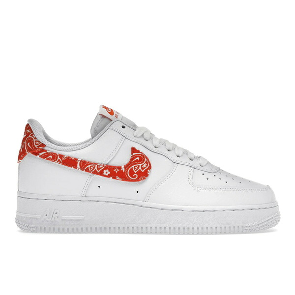 Nike ナイキ レディース スニーカー  【Nike Air Force 1 Low Orange Paisley (Women\u0027s)】  大きさ US_5.5(22.5糎) White/Rush Orange-White