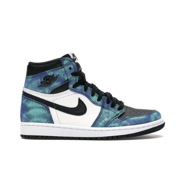 Jordan ジョーダン レディース スニーカー 【Jordan 1 Retro High Tie Dye (Women's)】 サイズ US_W_12 White/Black-Aurora Green|asty