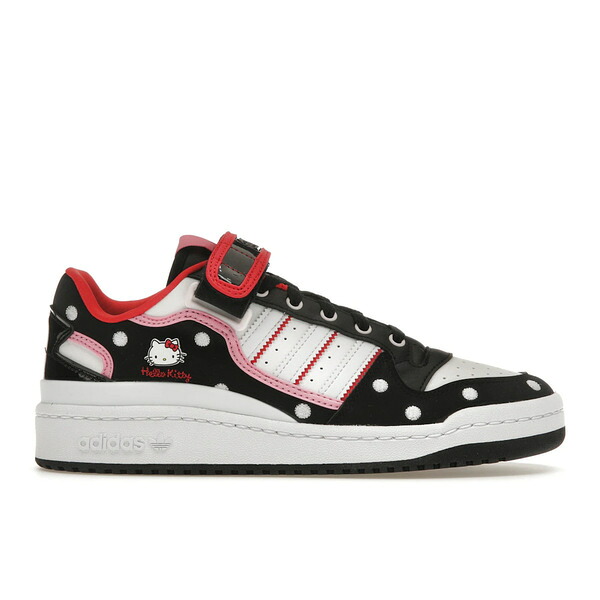 adidas アディダス レディース スニーカー 【adidas Forum Low Hello Kitty (Women\'s)】 サイズ US_5(22.0cm) Core Black/Footwear White/Bliss Pink|asty