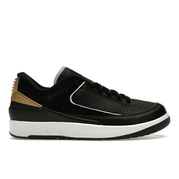 Jordan ジョーダン レディース スニーカー  【Jordan 2 Retro Low Black Metallic Gold (Women\u0027s)】  大きさ US_7(24.0糎) Black/Varsity Red-Metallic Gold-Off White