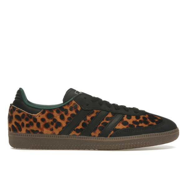 adidas アディダス レディース スニーカー  【adidas Samba OG Black Green Leopard (Women\u0027s)】  大きさ US_6(23.0糎) Core Black/Collegiate Green/Cream White