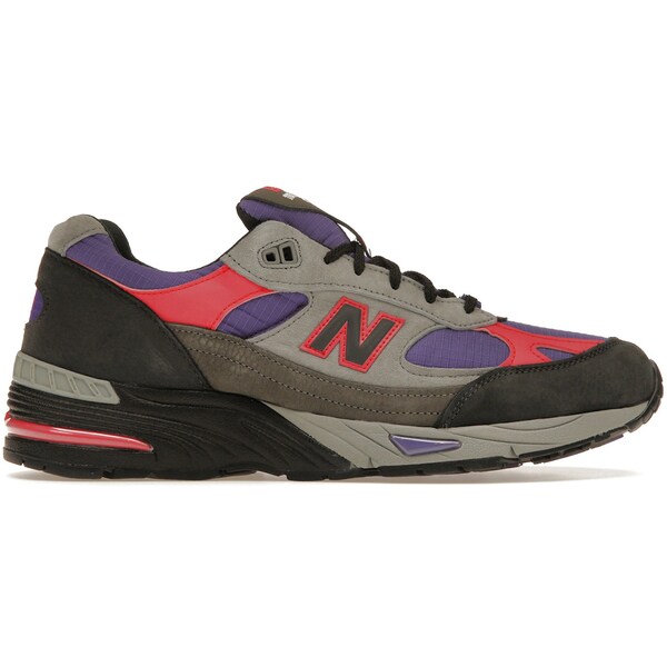 New Balance ニューバランス レディース スニーカー 【New Balance 991 MiUK Palace Purple (Women's)】 サイズ US_5.5(22.5cm) Black/Griffin/Ultra Violet｜asty