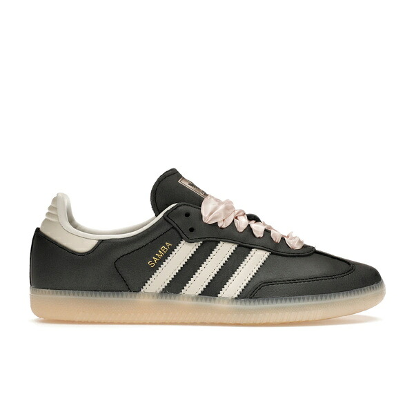 adidas アディダス レディース スニーカー  【adidas Samba OG Black Pink Ribbon Laces (Women\u0027s)】  大きさ US_5(22.0糎) Black/Beige/Pink