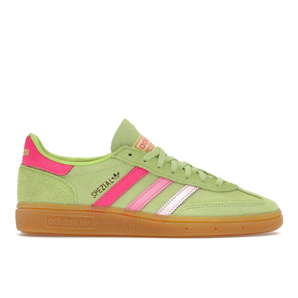 adidas アディダス レディース スニーカー 【adidas Handball Spezial Green Pink (Women's)】 サイズ US_7.5(24.5cm) Green/Pink｜asty