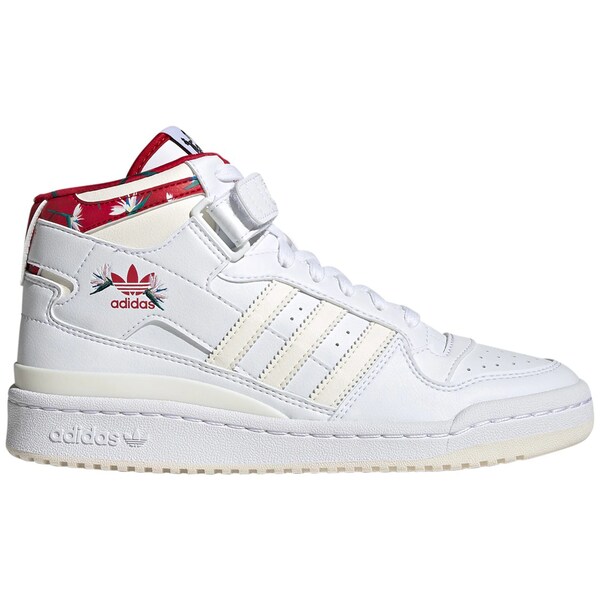 adidas アディダス レディース スニーカー 【adidas Forum Mid Thebe Magugu (Women's)】 サイズ US_9.5(26.5cm) Cloud White/Off White/Power Red｜asty