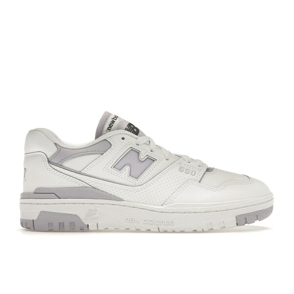 New Balance ニュー平衡にする レディース スニーカー  【New Balance 550 White Lilac (Women\u0027s)】  大きさ US_6(23.0糎) White/Grey Violet