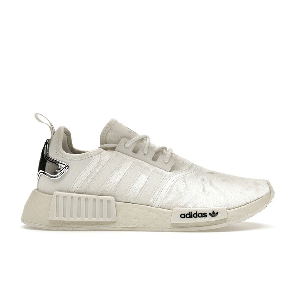 adidas アディダス レディース スニーカー  【adidas NMD R1 Velour White Silver (Women\u0027s)】  大きさ US_6.5(23.5糎) Crystal White/Crystal White/Silver Metallic