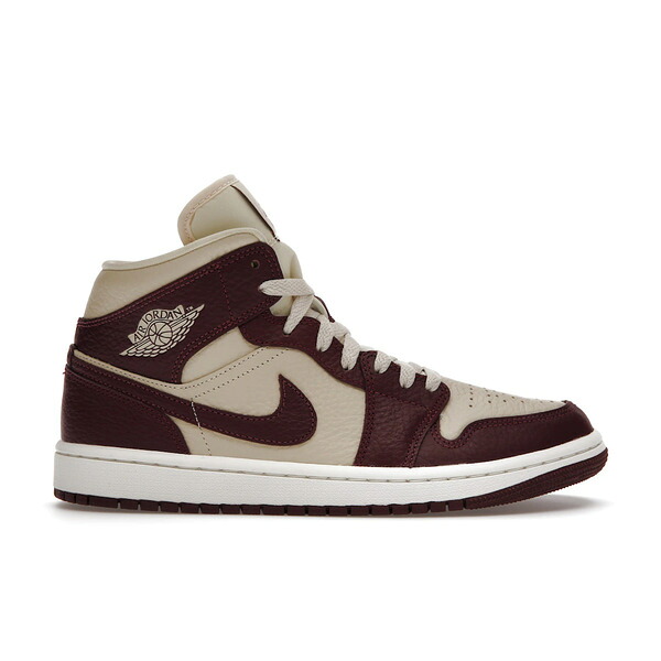 Jordan ジョーダン レディース スニーカー  【Jordan 1 Mid SE Split Beach Cherrywood Red (Women\u0027s)】  大きさ US_7(24.0糎) Beach/Cherrywood Red